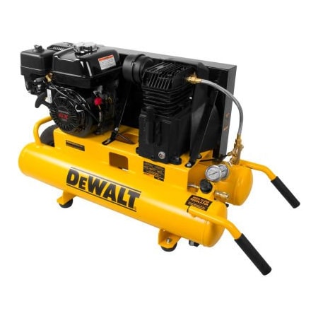 Mat Industries DeWALT DXCMTB5590856 Portable Gas Air Compressor w/ Honda GX Engine, 5.5 HP, 8 Gallon, Wheelbarrow DXCMTB5590856